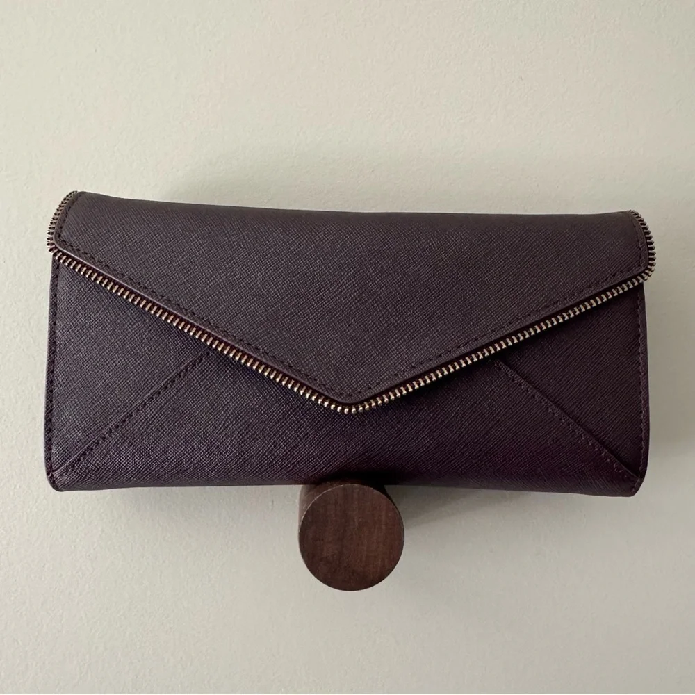 REBECCA MINKOFF CLEO WALLET ON A CHAIN CONVERTIBLE CROSSBODY CLUTCH PURSE - Picture 4 of 13